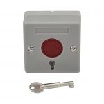 BOTON PANICO 12V PARA ALARMA CON LLAVE BLANCO PRONEXT