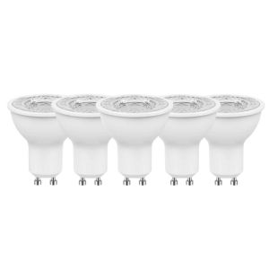 LAMPARA LED DICROICA 7W GU10 CANDELA COLOR FRIO X5 UNIDADES