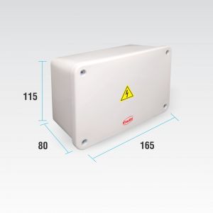 CAJA DE PASO ESTANCA IP65 EXTERIOR 165 X 115 X 80 MM - Vista 1