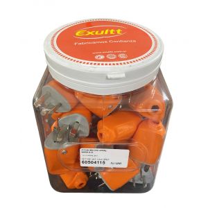 PACK X40 FICHA MACHO AXIAL NARANJA EN CARAMELERA