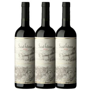 SAINT FELICIEN MALBEC 750 ML X 3 UNIDADES