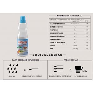 EDULCORANTE HILERET SWEET FORTE LIQUIDO 200 ML X 3 UNIDADES - Vista 2