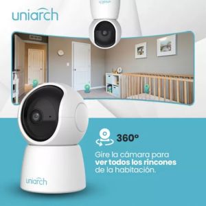 CÁMARA IP WIFI SMART HOME  TIPO MINI PT RESOLUCION 2MPX LENTE FIJO 4,0MM UNIVIEW - Vista 10