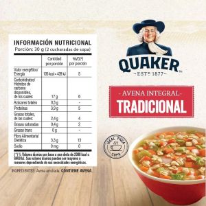 QUAKER AVENA TRADICIONAL 470 GR - Vista 2