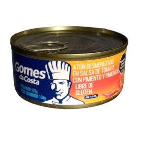 LATA DE ATUN DESMENUZADO C/ TOMATE PICANTE GOMES 170 GR (11965)