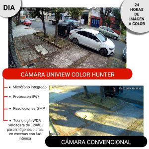 CAMARA IP EASY TIPO TORRETA RESOLUCION 2MPX LENTE FIJO 2,8MM COLOR HUNTER - Vista 7