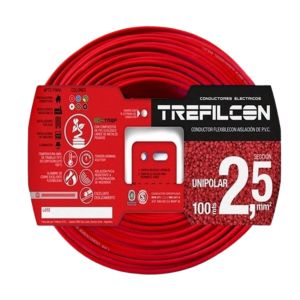 CABLE TREFILCON UNIPOLAR 2.5 MM X 100 MTS