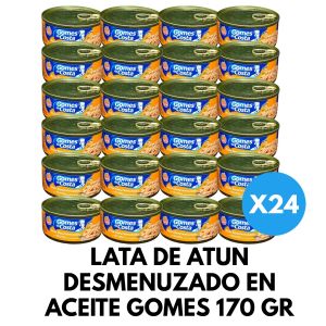 LATA DE ATUN DESMENUZADO EN ACEITE GOMES 170 GR X 24 UNIDADES - Vista 1