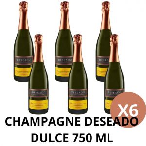 CHAMPAGNE DESEADO DULCE 750 ML X 6 BOTELLAS - Vista 1