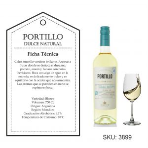 VINO FINCA EL PORTILLO BLANCO DULCE 750 CC - Vista 1