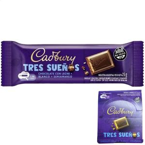 CHOCOLATE CADBURY TRES SUEÑOS 25 GR - Vista 2