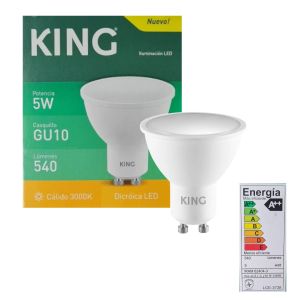 LAMPARA DICROICA LED 5W GU10 KING - Vista 5