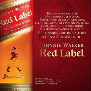 WHISKY J.WALKER  RED BOTELLA 750 CC - Vista 1