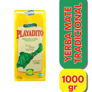 PAQUETE YERBA PLAYADITO 1000 GR - Vista 1