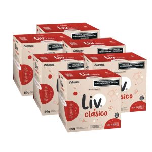 EDULCORANTE LIV CLASICO 100 SOBRES X 6 UNIDADES