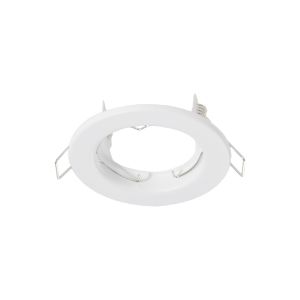 SPOT DE EMBUTIR DICROICA FIJO BLANCO METALICO 8 CM