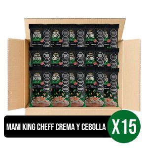 MANI KING CHEFF CREMA Y CEBOLLA 80 GRS X15 UNIDADES - Vista 1