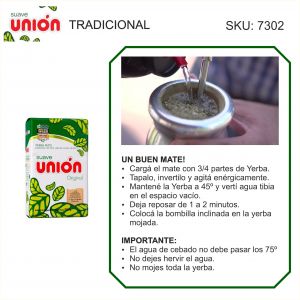 PAQUETE YERBA UNION 4 FLEX 500 GR - Vista 2