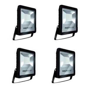 PACK X4 REFLECTOR LED SMD PRO 30W CALIDO IP65 MACROLED