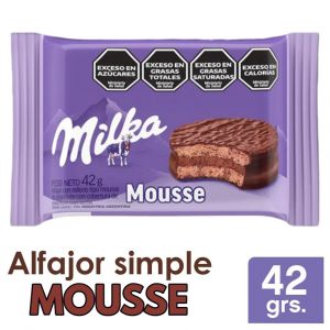 ALFAJOR MILKA MOUSSE LECHE 42 GR - Vista 1