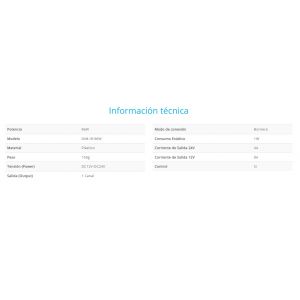 DIMMER P/ CINTA LED 12V - 24V 96W C/ CONTROL REMOTO MACROLED - Vista 2