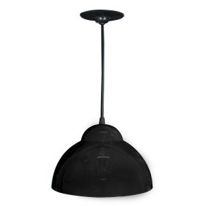 LAMPARA COLGANTE CAMPANA 1 LUZ BASICO NEGRO STAR BOX