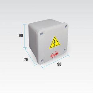 CAJA DE PASO ESTANCA IP65 EXTERIOR 90 X 90 X 75 MM - Vista 3