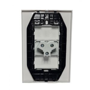 LLAVE ARMADA TOMA 10A JELUZ PLATINUM BLANCO - Vista 2