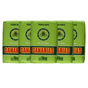 YERBA MATE CANARIAS SERENA 1 KG X 5 UNIDADES