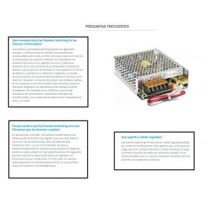 FUENTE SWITCHING C/ SISTEMA UPS 12 VOLT 8A PRONEXT - Vista 1