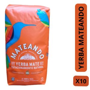 PAQUETE YERBA MATEANDO 500 GR X 10 UNIDADES - Vista 1