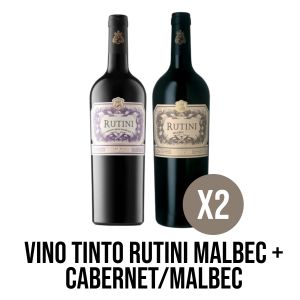 VINO TINTO RUTINI MALBEC + CABERNET/MALBEC - Vista 1