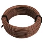 CABLE UNIPOLAR 4 MM X METRO CONDUELEC MARRON