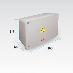 CAJA DE PASO ESTANCA IP65 EXTERIOR 165 X 115 X 65 MM - Vista 3