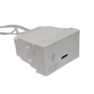 USB C 3A CARGA RAPIDA 1 CONECTOR 1 MOD URBANA BLANCO - Vista 1