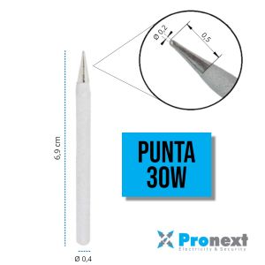 PUNTA CERAMICA PARA SOLDADOR 30W PRONEXT - Vista 2