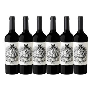 VINO CORDERO PIEL DE LOBO MALBEC 750 CC X 6 BOTELLAS