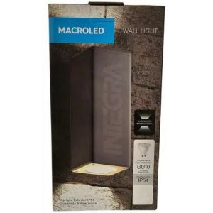 ARTEFACTO DE APLICAR EXTERIOR CUADRADO, COLOR BLANCO, BIDIRECCIONAL, IP54, AC100240V, GU10, 9W MAX - Vista 1