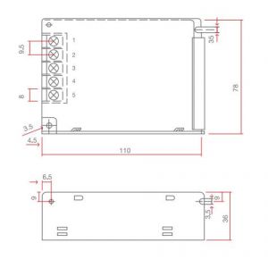 FUENTE LED SWITCHING 12V 4.2A 50W IP20 POWER SWITCH - Vista 2