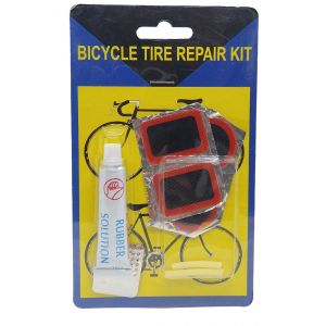 KIT PARA REPARAR BICICLETAS PEGAMENTO + 4 PARCHES