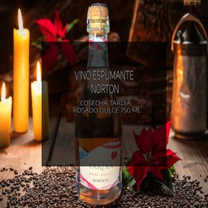 VINO ESPUMANTE NORTON COSECHA TARDIA ROSADO DULCE 750 ML - Vista 1