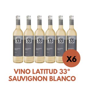 VINO LATITUD 33º CABERNET SAUVIGNON BLANCO 750 CC X 6 BOTELLAS - Vista 1