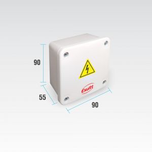 CAJA DE PASO ESTANCA IP65 EXTERIOR 90 X 90 X 55 MM - Vista 1