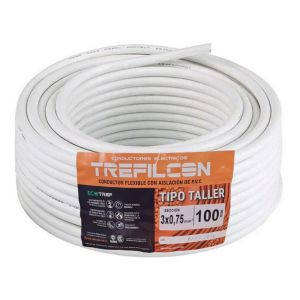 CABLE TREFILCON TIPO TALLER TPR 3X0.75 MM X 100 MTS