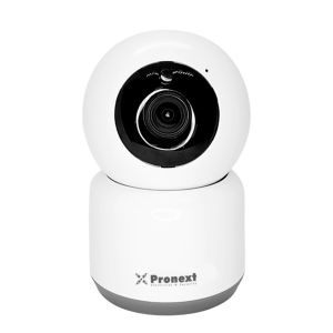 CAMARA DE SEGURIDAD IP SMART CON MOVIMIENTO Y MICROFONO 2MP FHD COLOR BLANCO PRONEXT