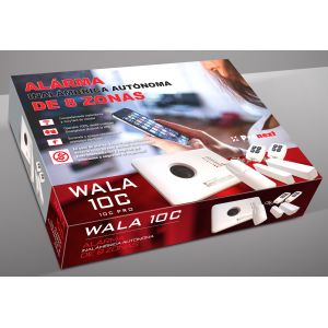 KIT DE ALAMAR INALÁMBRICA CONTROLADA POR CELULAR WALA 10C PRONEXT - Vista 1