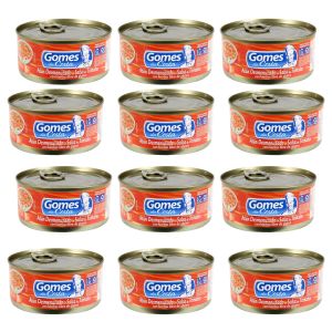 LATA DE ATUN DESMENUZADO S/ TOMATE GOMES 170 GR X 12 UNIDADES