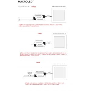 DRIVER DE EMERGENCIA 6W 12W 18W 24W MACROLED - Vista 5