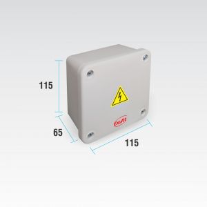 CAJA DE PASO ESTANCA IP65 EXTERIOR 115 X 115 X 65 MM - Vista 3