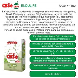 PAQUETE YERBA CBSE ENDULIFE 500 GR - Vista 2